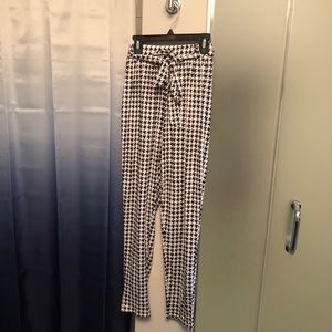 Black and White Pants
